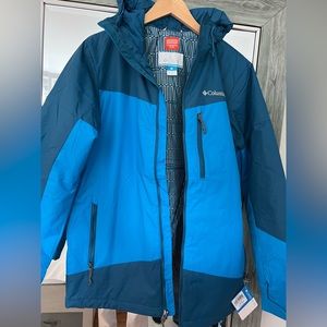 NEW Blue Columbia Jacket-NEVER WORN WITH TAGS